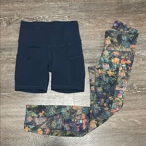 Like New Lululemon Fast and free Pant Bundle. Size 2